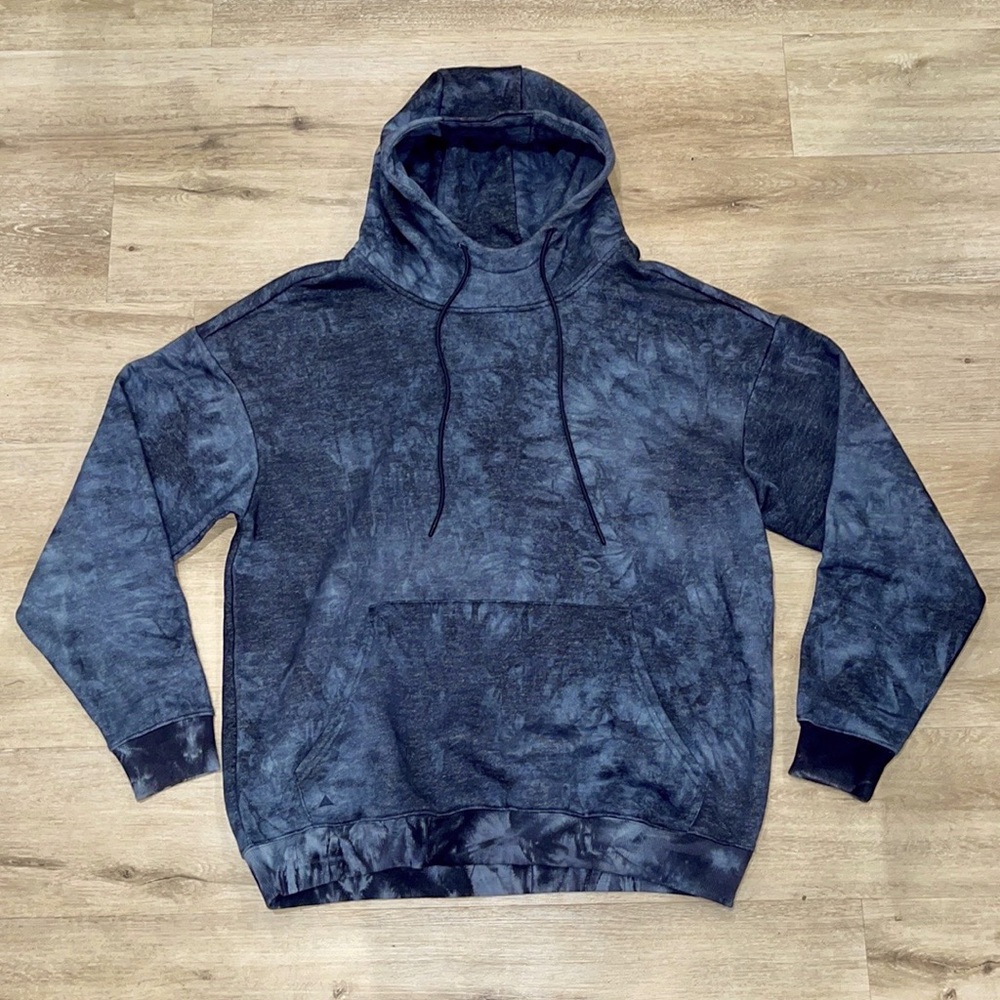 Vitality Maker Hoodie Blue Grey Tie Dye XL